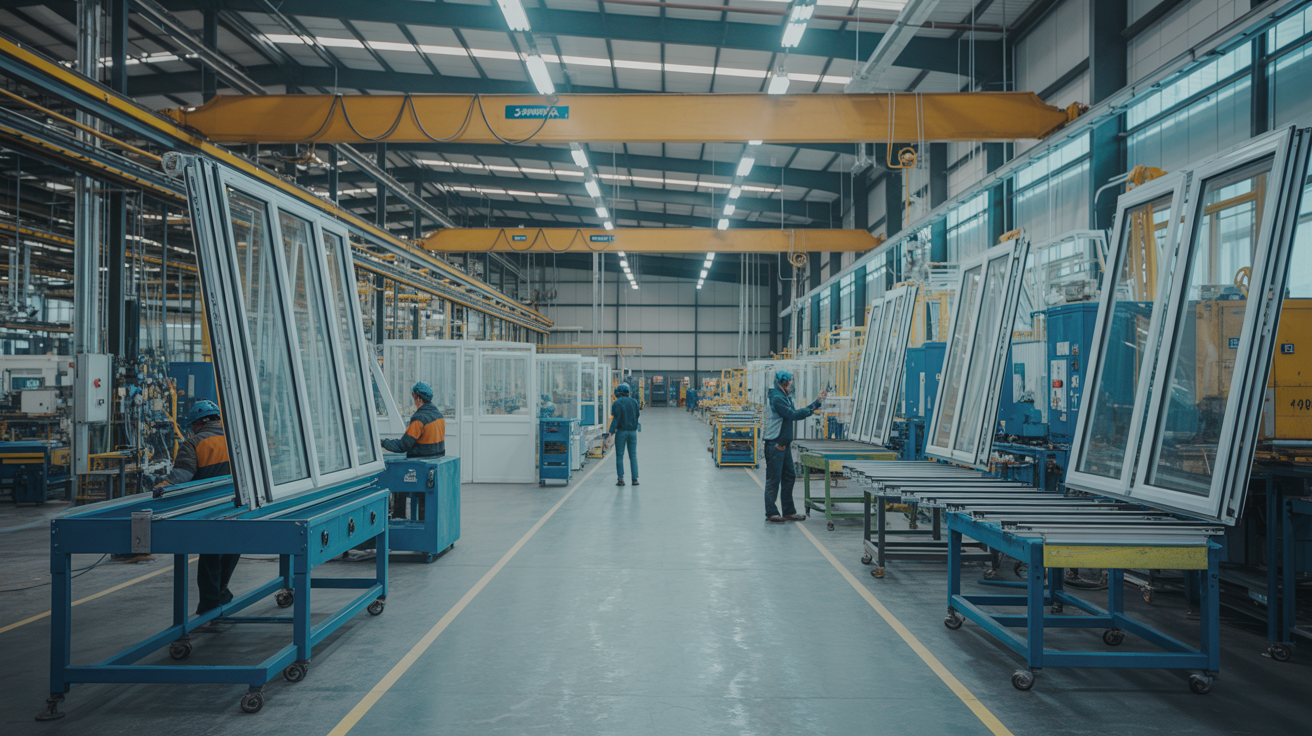 ClearEdge modern aluminum and glass manufacturing facility
